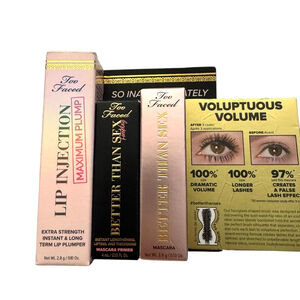 Too Faced Better Than Sex Mascara, Primer & Max Lip Injection